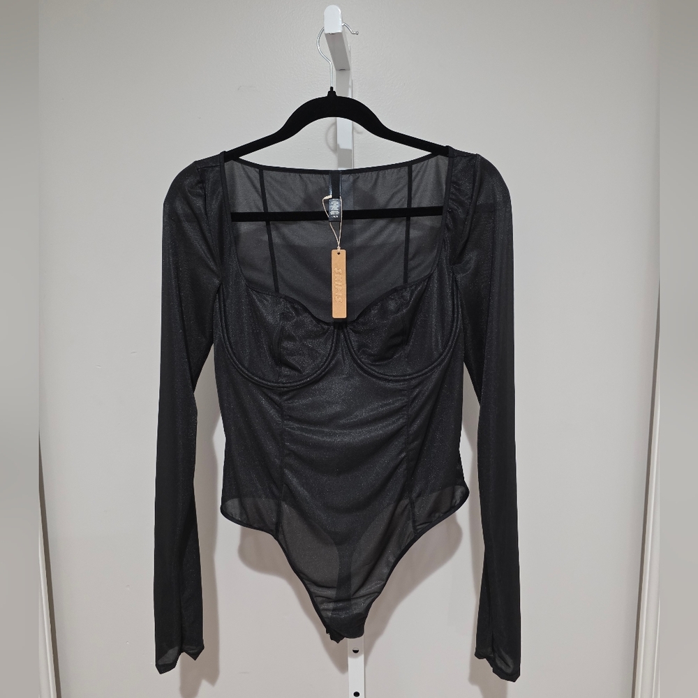 *NWT* Skims ~Rare~ Womens Glissonette Long Sleeve Bodysuit